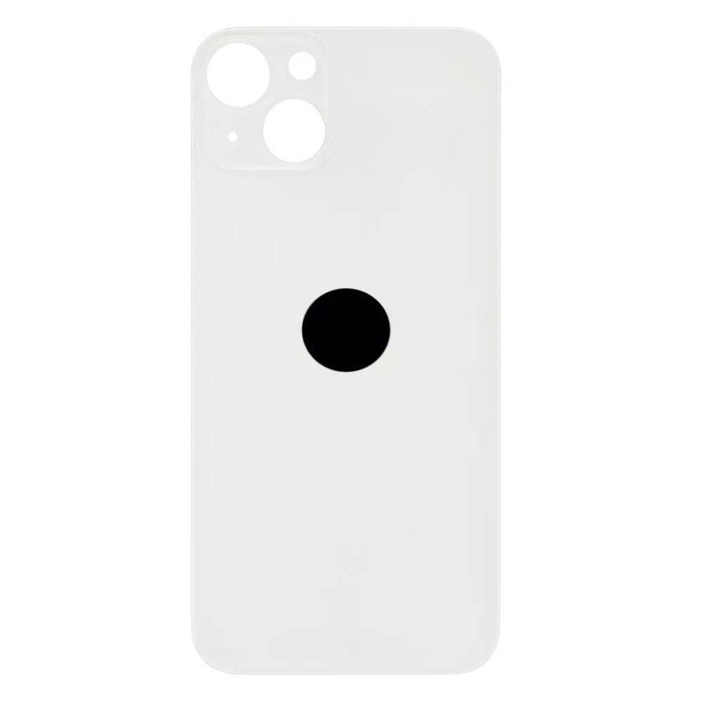 Задня кришка корпусу iPhone 13 White (великий виріз під камеру), Original (China) 648068 фото