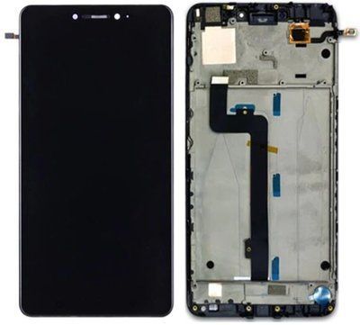 Дисплей для Xiaomi Mi Max 2 з чорним тачскріном та корпусною рамкою, IPS 9860643 фото