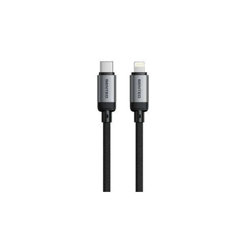 Кабель SENTEO SM-06 nano braided 30W Type-C to Lightning 1m 40508 фото