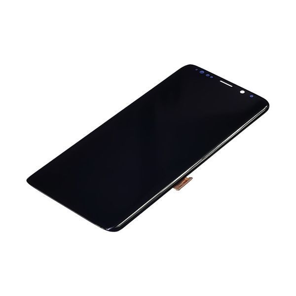 Дисплей для Samsung G965 Galaxy S9 Plus з чорним тачскрином Original (переклеєне скло) 34418 фото