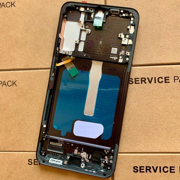 Дисплей для Samsung S906 Galaxy S22 Plus з чорним тачскріном та корпусною рамкою, OLED 83334 фото