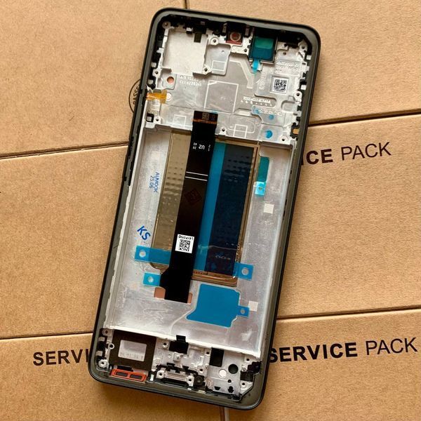 Дисплей для Xiaomi Redmi Note 13 Pro Plus з чорним тачскріном та корпусною рамкою, OLED 9860738 фото