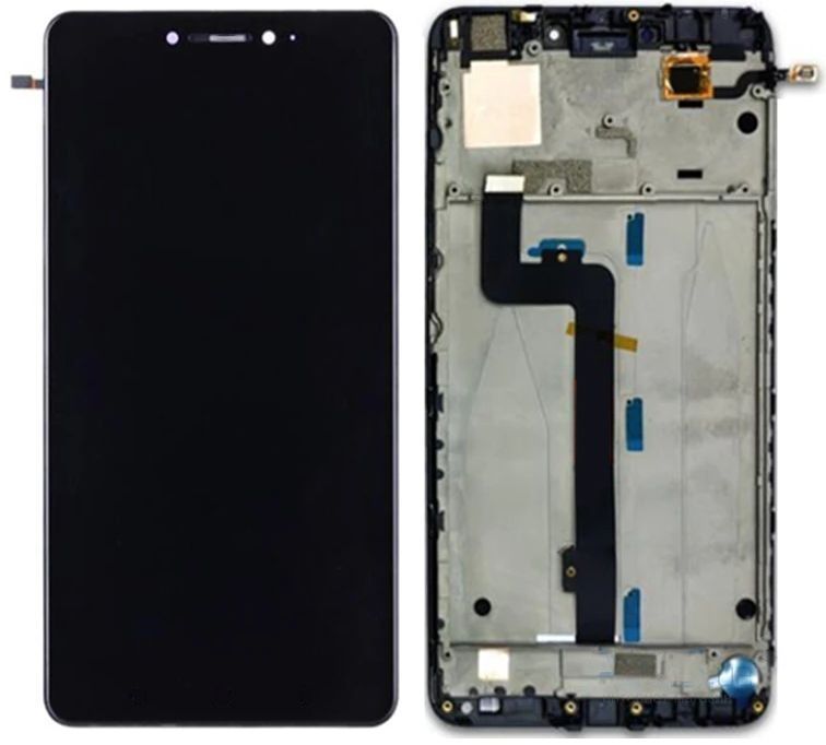 Дисплей для Xiaomi Mi Max 2 з чорним тачскріном та корпусною рамкою, IPS 9860643 фото