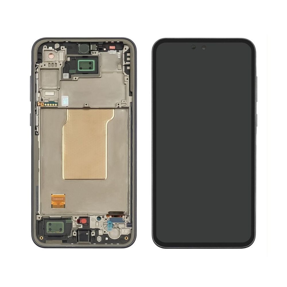 Дисплей для Samsung A356 Galaxy A35 (4G/ 5G) (2024) з чорним тачскрином та синьою корпусною рамкою GH82-34221A Original 46715 фото