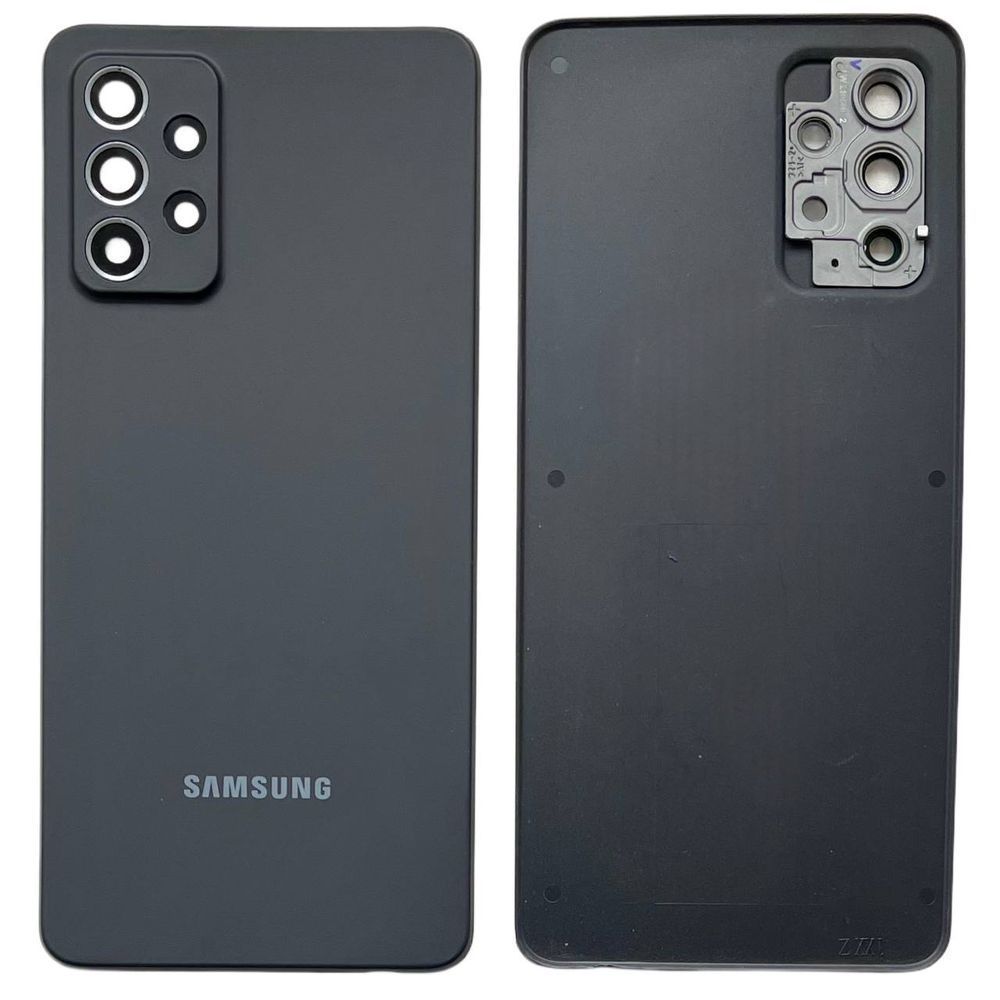 Задня кришка Samsung A725 | A726 Galaxy A72 2021 black (зі склом камери) 6002 фото