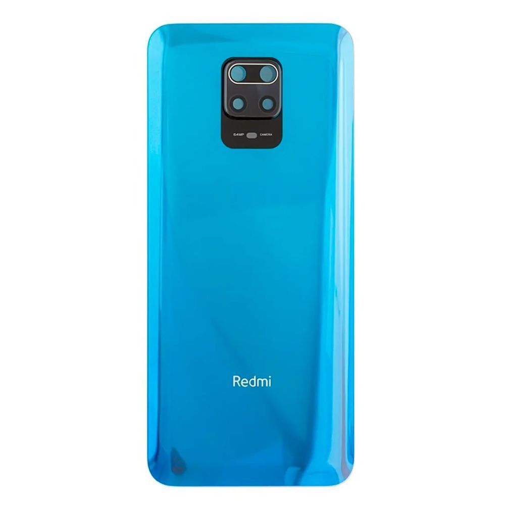 Задня кришка Xiaomi Redmi Note 9 Pro blue (зі склом камери) 0712261 фото