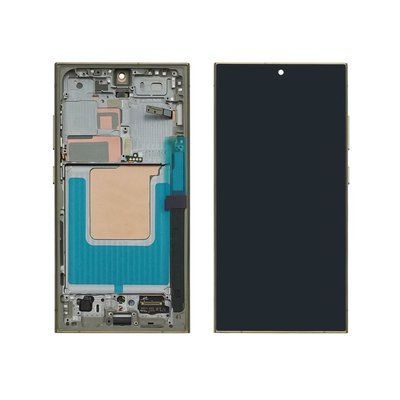 Дисплей для Samsung S928 Galaxy S24 Ultra (5G) (2024) з чорним тачскрином та жовтою корпусною рамкою GH82-33396C Original 49770 фото