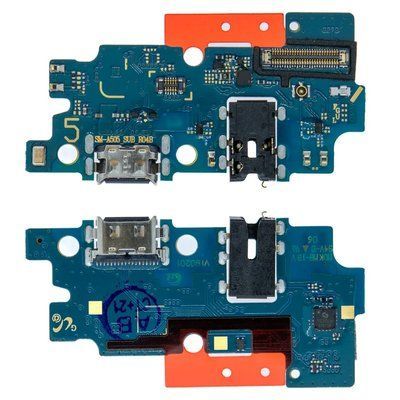 Роз'єм зарядки для Samsung A505 Galaxy A50 на платі з мікрофоном та компонентами, Original 062018 фото