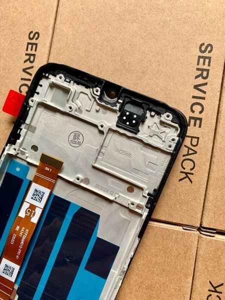 Дисплей для OPPO A18 2023 | A38 2023 | A58 5G з чорним тачскріном та корпусною рамкою, Original (PRC) 8500898 фото