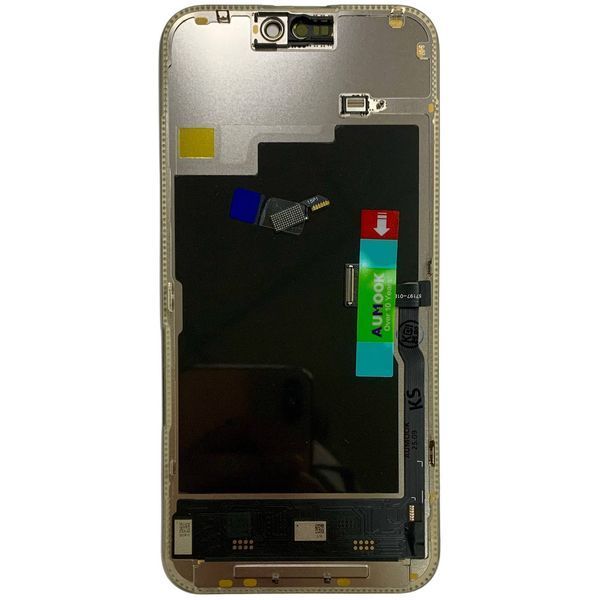Дисплей для iPhone 15 Pro Max з чорним тачскріном, AUMOOK Prime SOFT OLED 90Hz (можна замінити мікросхему дисплею) 648232 фото