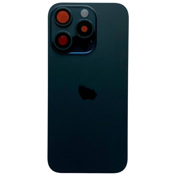 Задня кришка корпусу iPhone 15 Pro Blue (зі склом камери, MagSafe), Original (China) 648183 фото