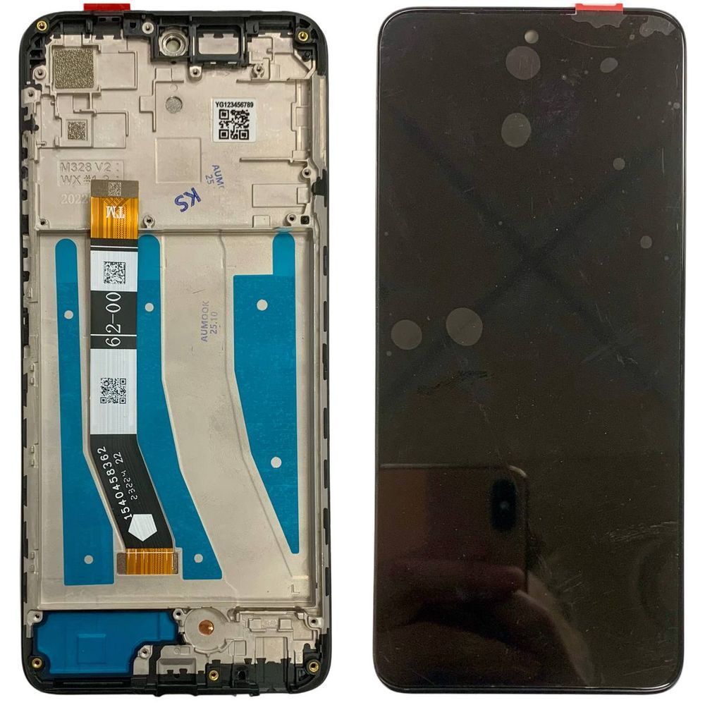 Дисплей для Motorola Moto G32 (XT2235) з чорним тачскріном та корпусною рамкою, Original (PRC) 1012471 фото