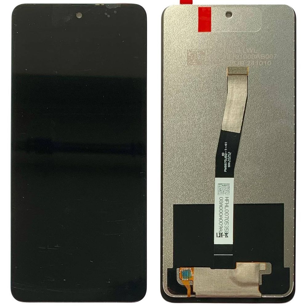 Дисплей для Xiaomi RedMi Note 9S | Note 9 Pro | Note 9 Pro Max з чорним тачскріном, Original (PRC) 103977 фото