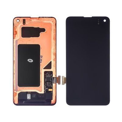 Дисплей для Samsung G970 Galaxy S10e з чорним тачскрином Original (переклеєне скло) 36754 фото
