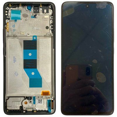 Дисплей для Xiaomi Poco M7 Pro 5G (2409FPCC4G | 2409FPCC4I) з чорним тачскріном та корпусною рамкою, OLED 9860821 фото