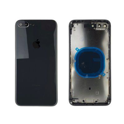 Корпус для iPhone 8 Plus Black в зборі з тримачем SIM та кнопками, EU 0704996 фото
