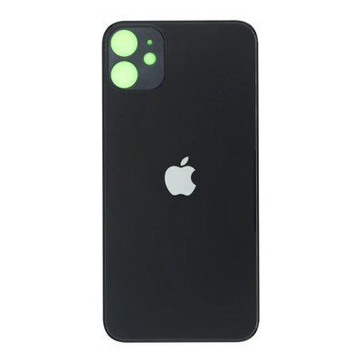 Задня кришка корпусу iPhone 11 Black (великий виріз під камеру), Original (China) 1408665 фото