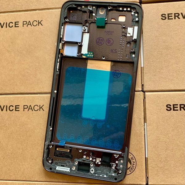 Дисплей для Samsung S916 Galaxy S23 Plus з чорним тачскріном та корпусною рамкою, OLED 83335 фото