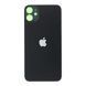 Задня кришка корпусу iPhone 11 Black (великий виріз під камеру), Original (China) 1408665 фото
