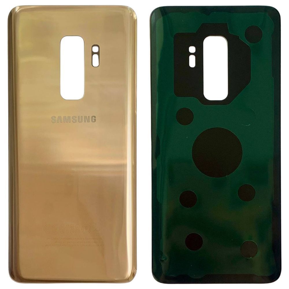 Задня кришка Samsung G965 Galaxy S9 Plus gold (без скла камери) 5984 фото