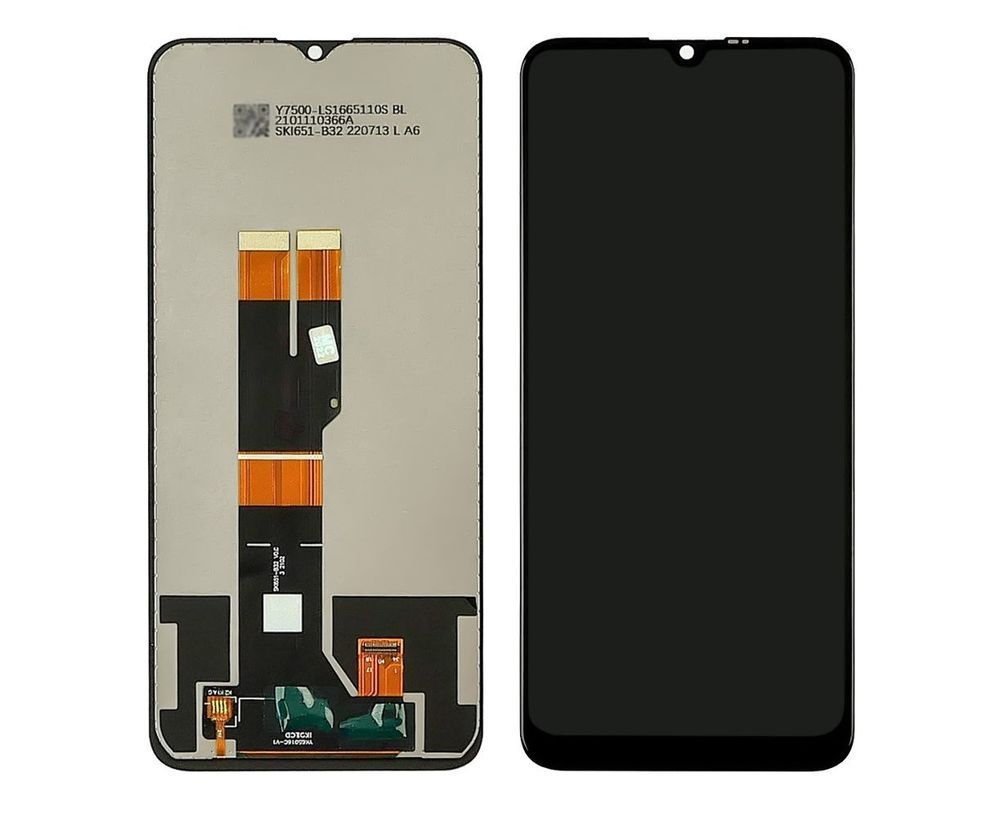 Дисплей для Nokia G10 | Nokia G20 з чорним тачскріном, Original (PRC) 37429 фото