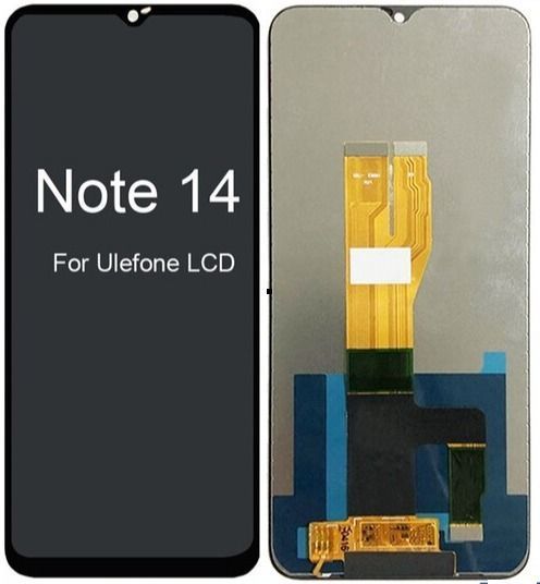 Дисплей для Ulefone Note 14 з чорним тачскріном, Original PRC 321917 фото