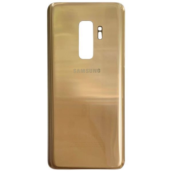 Задня кришка Samsung G965 Galaxy S9 Plus gold (без скла камери) 5984 фото