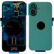 Задня кришка корпусу iPhone 16 Green (зі склом камери, MagSafe, NFC), Original (China) 561049 фото