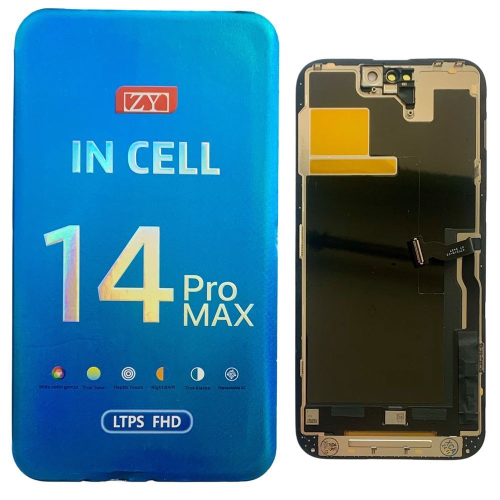 Дисплей для iPhone 14 Pro Max з чорним тачскріном, ZY-INCELL 648105 фото
