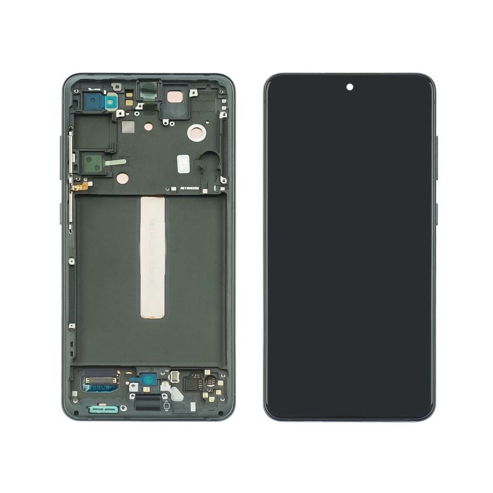 Дисплей для Samsung G990 Galaxy S21 FE з чорним тачскрином та чорною корпусною рамкою GH82-26420A Original 51080 фото
