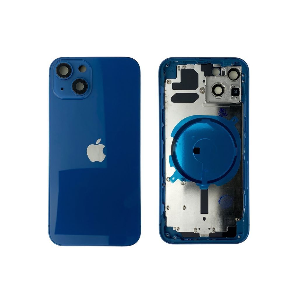 Корпус для iPhone 13 Blue в зборі з тримачем SIM та кнопками, EU 11265663 фото