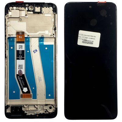 Дисплей для Motorola Moto G14 з чорним тачскріном та корпусною рамкою, Original (PRC) 101292 фото