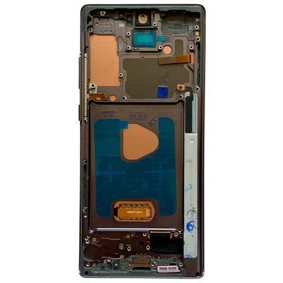 Дисплей для Samsung N980 | N981 Galaxy Note 20 з чорним тачскріном та корпусною рамкою, OLED 1405376 фото