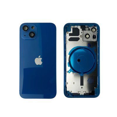 Корпус для iPhone 13 Blue в зборі з тримачем SIM та кнопками, EU 11265663 фото