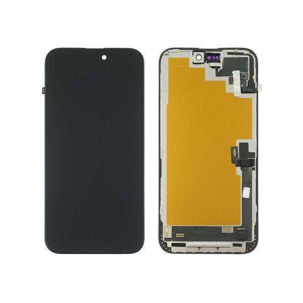 Дисплей для Apple iPhone 16 Plus з чорним тачскрином 60Hz (без помилки) GXQC-Super OLED SOFT Service Pack 51618 фото