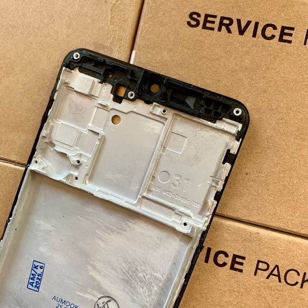 Дисплей для Samsung A315 Galaxy A31 (2020) з чорним тачскріном і корпусною рамкою, INCELL 83338 фото