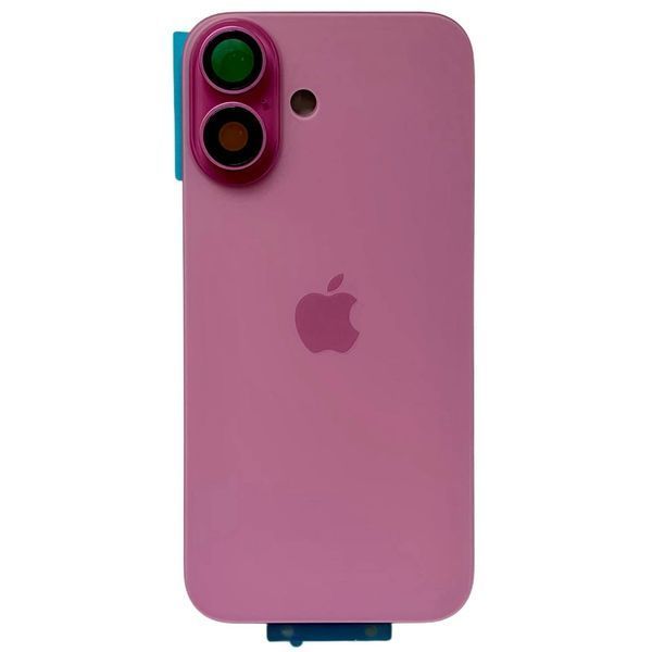 Задня кришка корпусу iPhone 16 Pink (зі склом камери, MagSafe), Original (China) 561062 фото