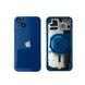 Корпус для iPhone 13 Blue в зборі з тримачем SIM та кнопками, EU 11265663 фото