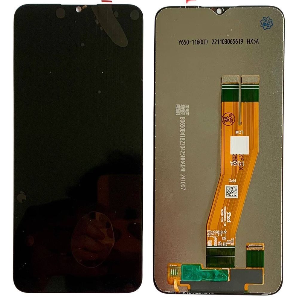 Дисплей для Samsung A042 Galaxy A04e 2022 з чорним тачскріном, Original (China) 1405401 фото