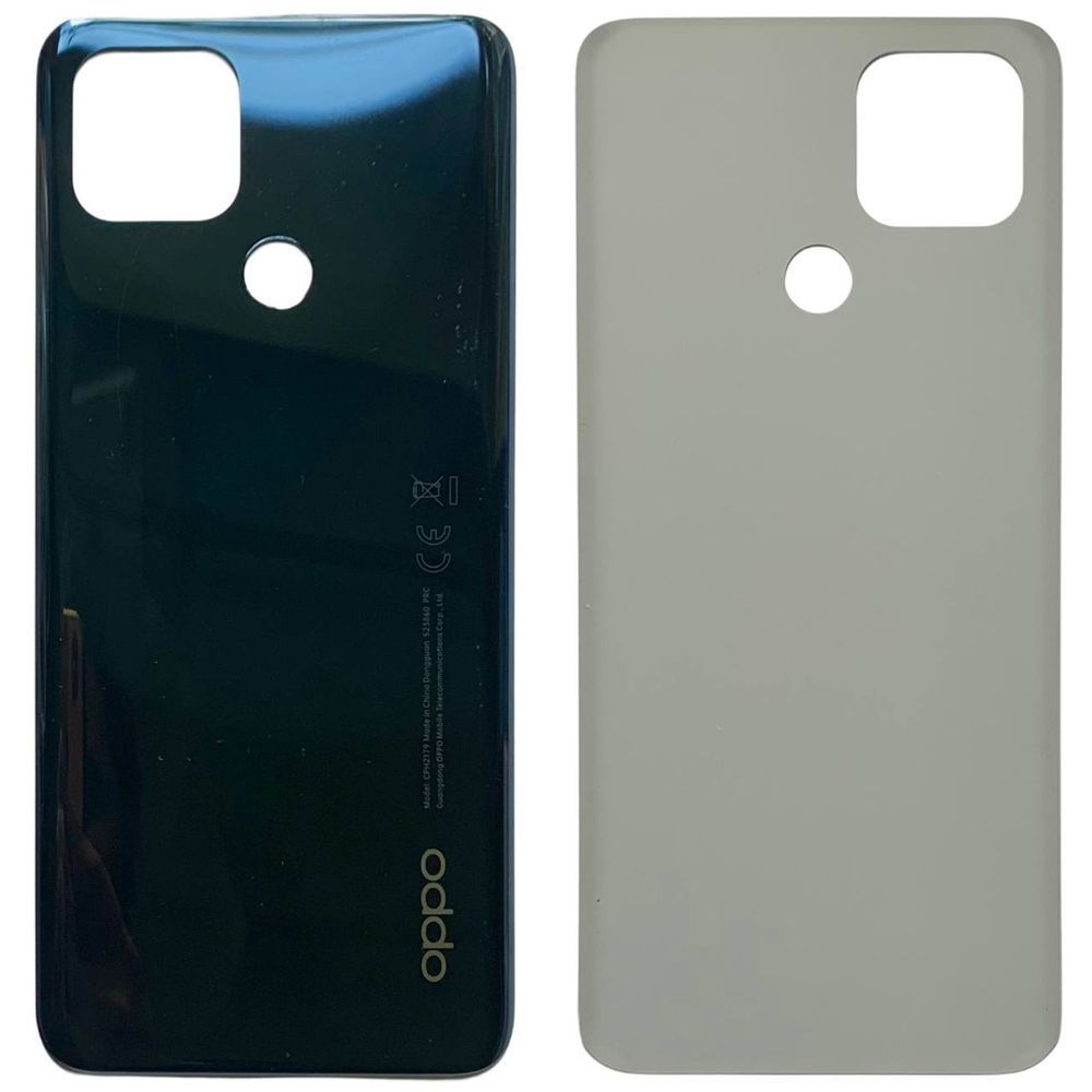 Задня кришка OPPO A15 | OPPO A15S | OPPO A35 black (без скла камери) 8059 фото