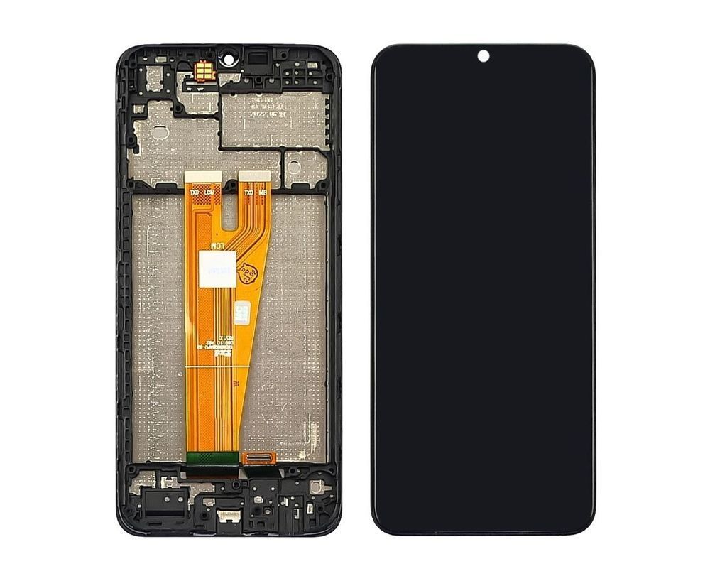 Дисплей для Samsung A045 Galaxy A04 2022 з чорним тачскріном та корпусною рамкою, INCELL 1405316 фото