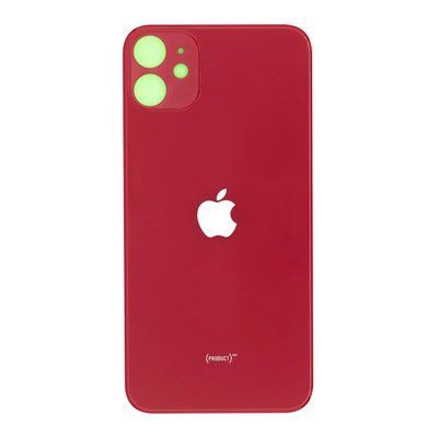 Задня кришка корпусу iPhone 11 Red (великий виріз під камеру), Original (China) 1408668 фото