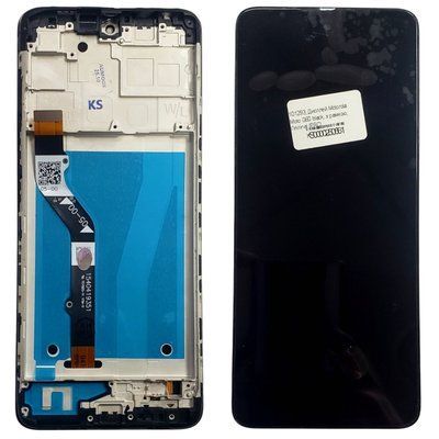 Дисплей для Motorola Moto G60 з чорним тачскріном та корпусною рамкою, Original (PRC) 101293 фото