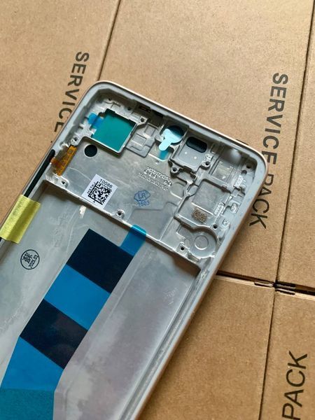 Дисплей для Xiaomi Redmi Note 13 4G з чорним тачскріном та золотою корпусною рамкою, OLED 9860755 фото