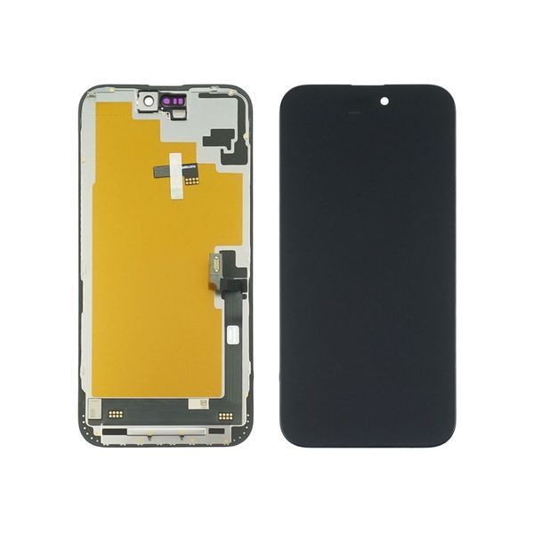 Дисплей для Apple iPhone 16 Plus з чорним тачскрином 60Hz GXQC-Super OLED SOFT Service Pack 51611 фото