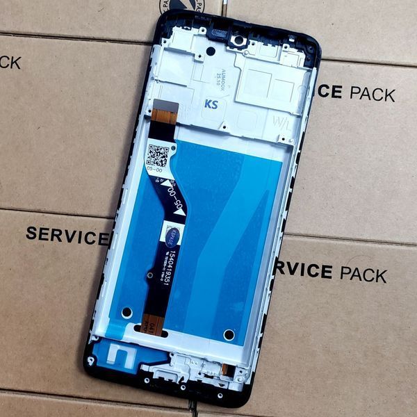 Дисплей для Motorola Moto G60 з чорним тачскріном та корпусною рамкою, Original (PRC) 101293 фото