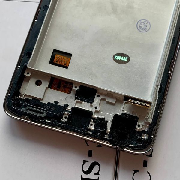 Дисплей для Samsung A725 Galaxy A72 (2021) з чорним тачскріном і сірою корпусною рамкою, INCELL 83466 фото