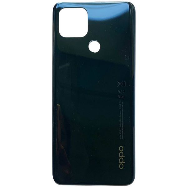 Задня кришка OPPO A15 | OPPO A15S | OPPO A35 black (без скла камери) 8059 фото