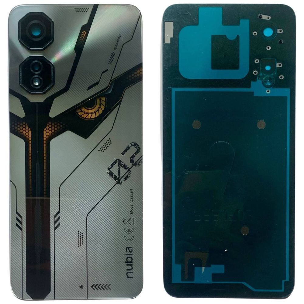 Задня кришка ZTE Nubia Neo 2 5G silver (зі склом камери) 097630 фото