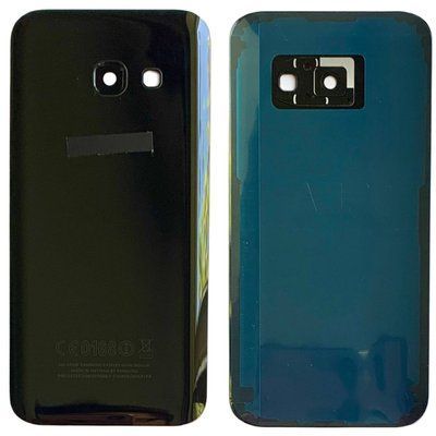 Задня кришка Samsung A320 Galaxy A3 2017 black (зі склом камери) 5920 фото
